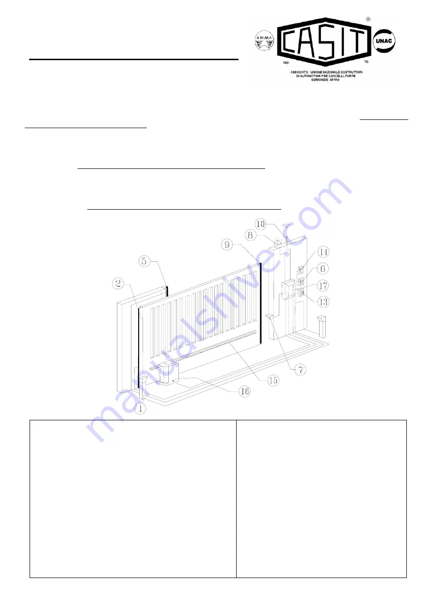 Casit MR300/CRM200 Manual Download Page 1