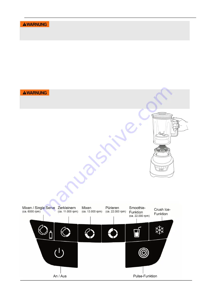 CASO DESIGN NOVEA B4 Original Operating Manual Download Page 16