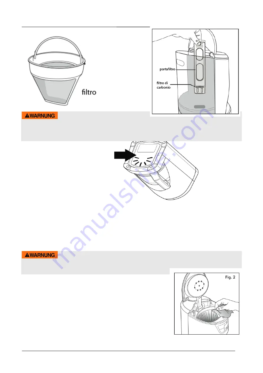 CASO DESIGN NOVEA C4 Original Operating Manual Download Page 57