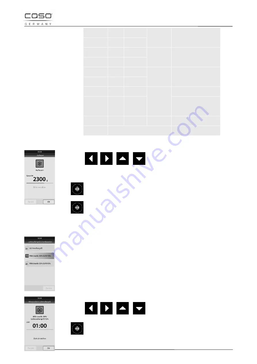 Caso G90W23MSP-WD Original Operating Manual Download Page 75