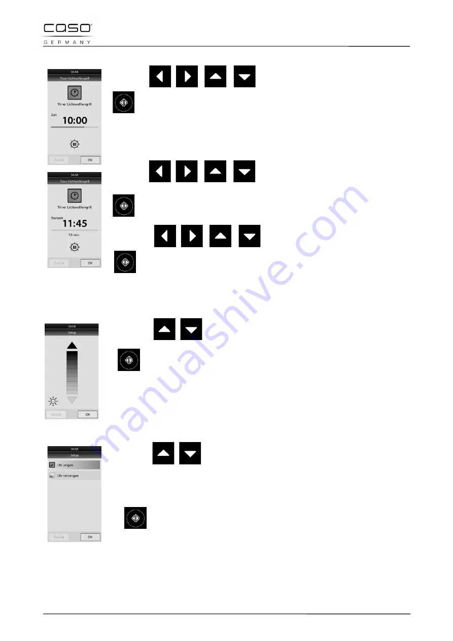 Caso G90W23MSP-WD Original Operating Manual Download Page 229