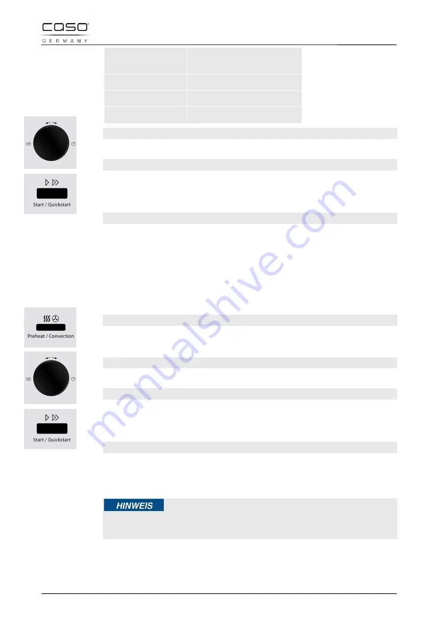 Caso Master MCDG 25 Operating Manual Download Page 96