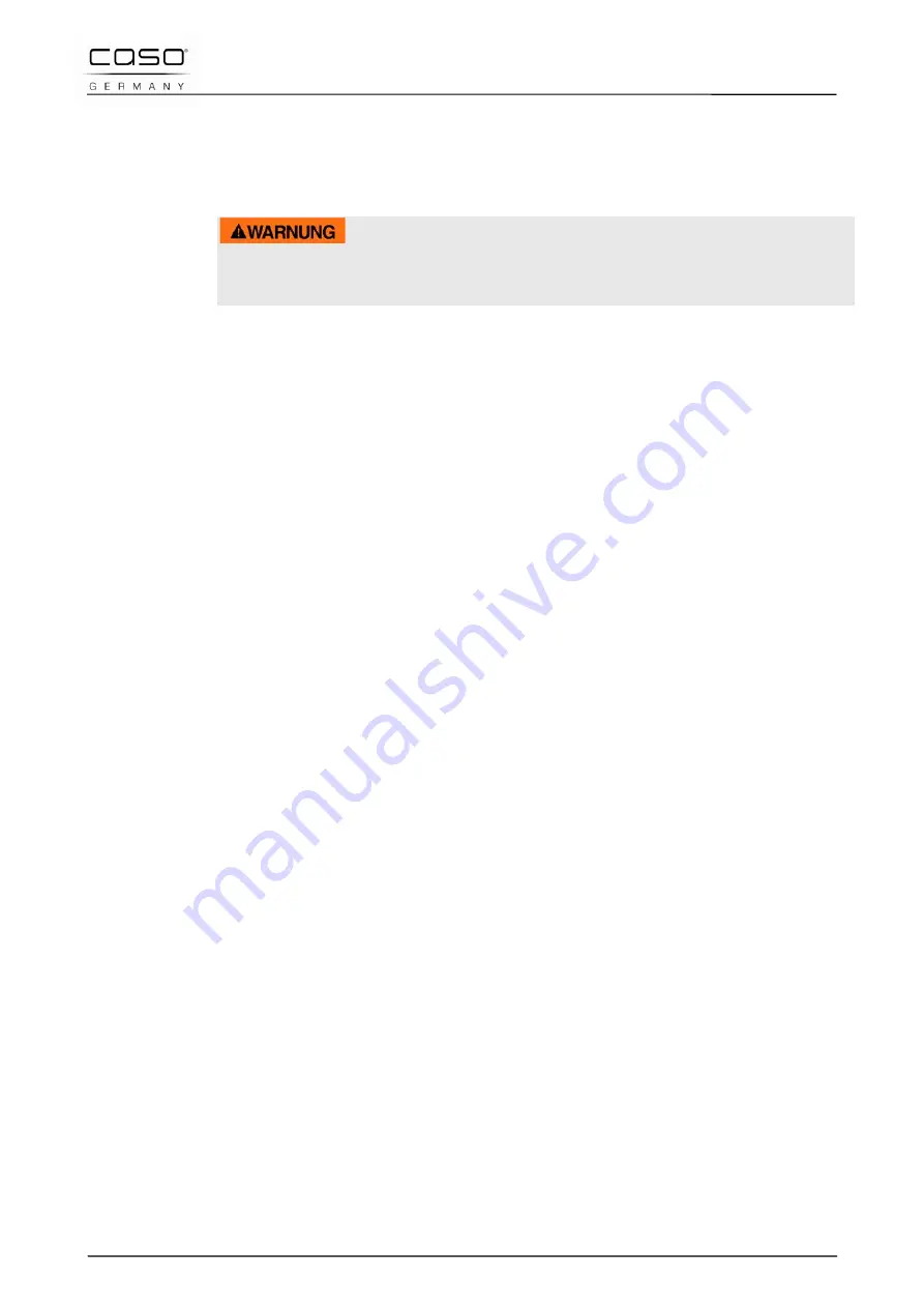 Caso MG 20 Menu Original Operating Manual Download Page 57