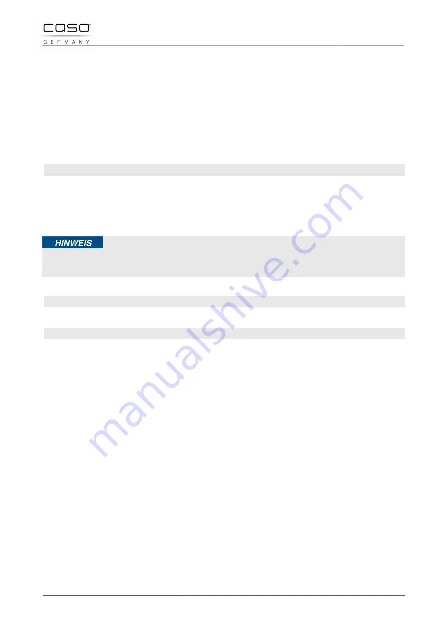 Caso TMCG25 Chef Touch Original Operating Manual Download Page 42