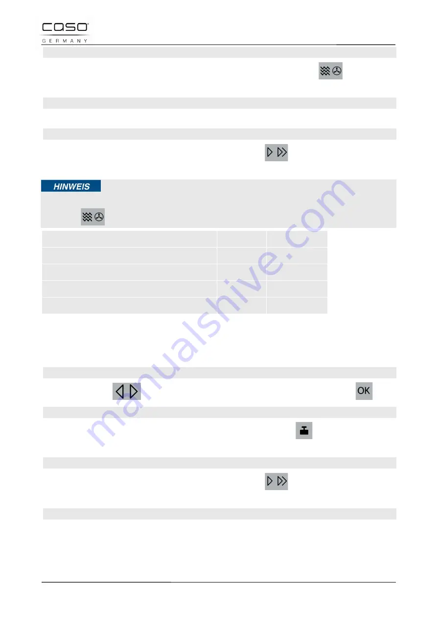 Caso TMCG25 Chef Touch Original Operating Manual Download Page 98