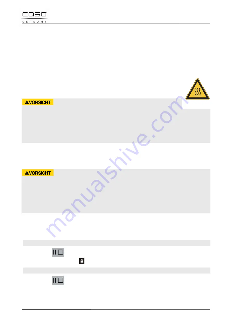 Caso TMCG25 Chef Touch Original Operating Manual Download Page 120