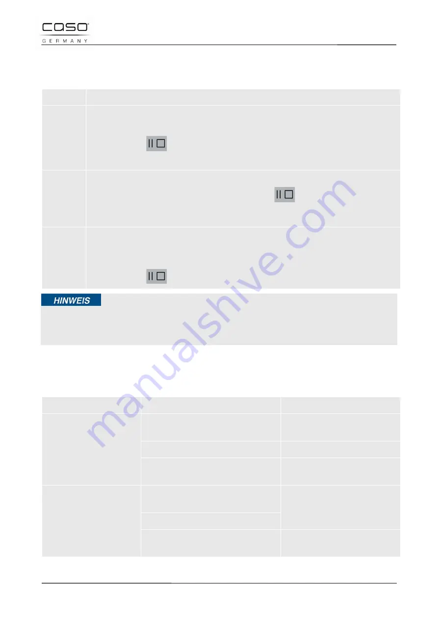 Caso TMCG25 Chef Touch Original Operating Manual Download Page 136