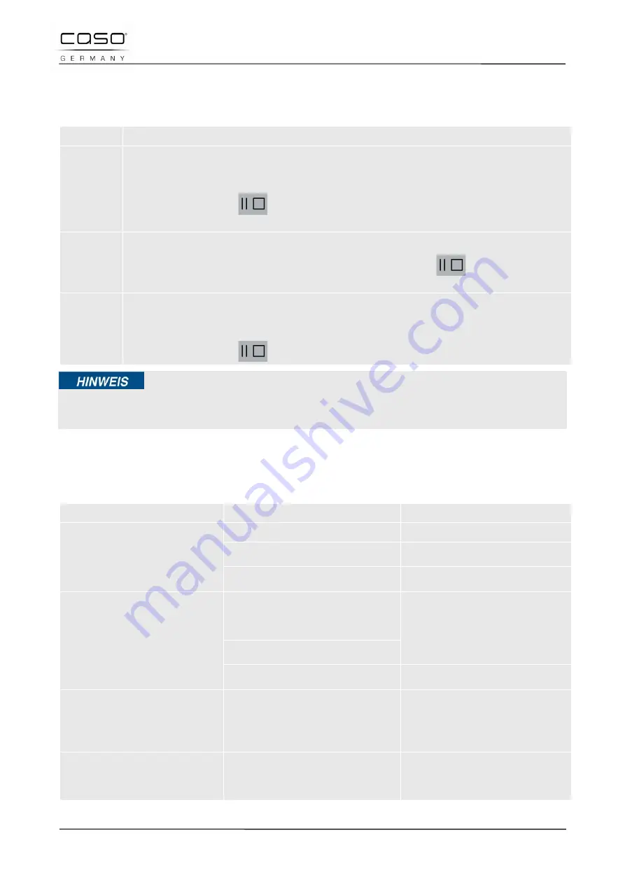 Caso TMCG25 Chef Touch Original Operating Manual Download Page 197