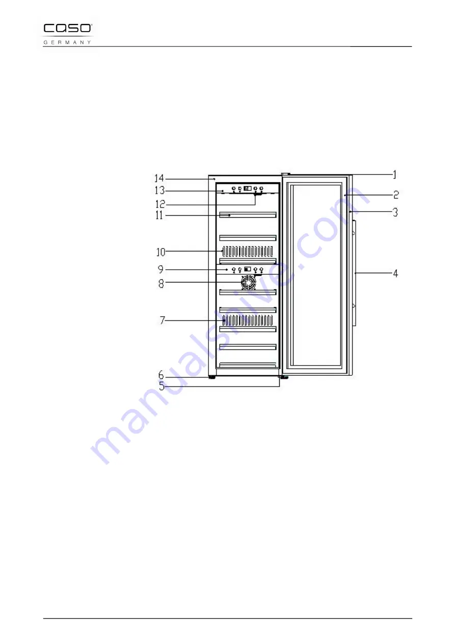 Caso winemaster 24 Operating Manual Download Page 109