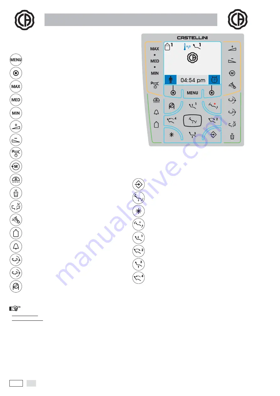 Castellini SKEMA 6 CP Manual Download Page 160