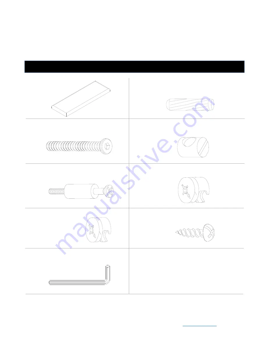 Castleton Home IDT 3705 Assembly Instructions Manual Download Page 3