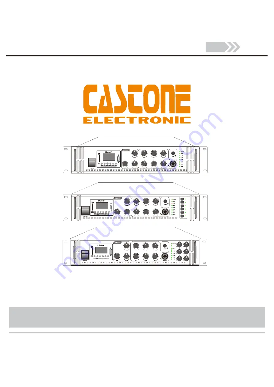 CASTONE ELECTRONIC CPA-60C Скачать руководство пользователя страница 1