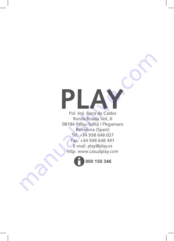 CASUALPLAY saco Instructions Manual Download Page 8