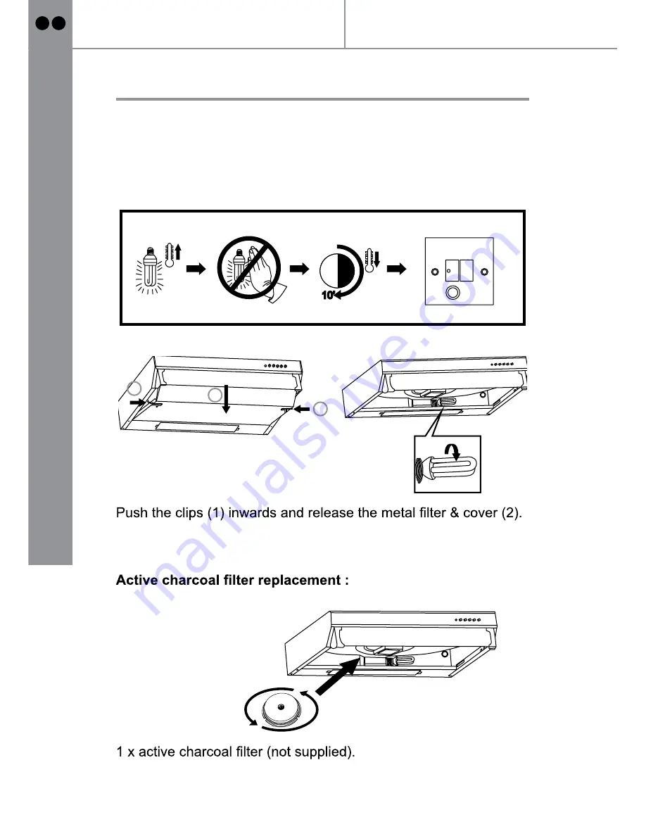 Cata VH60W Installation Manual Download Page 14