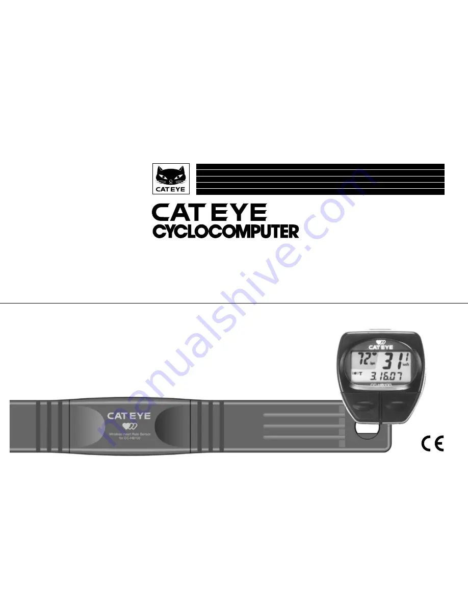 Cateye CC-HB100 Скачать руководство пользователя страница 1