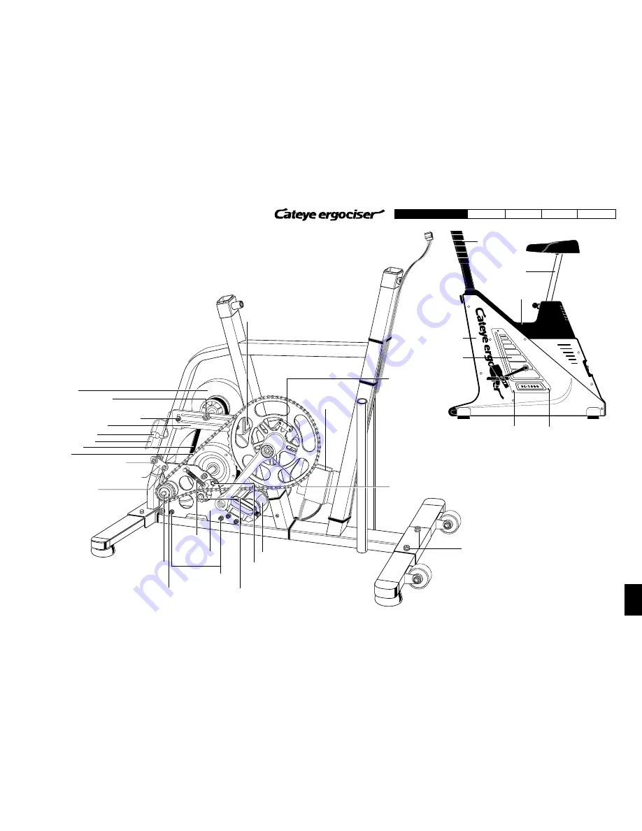 Cateye Ergociser EC-1200 Service Manual Download Page 7