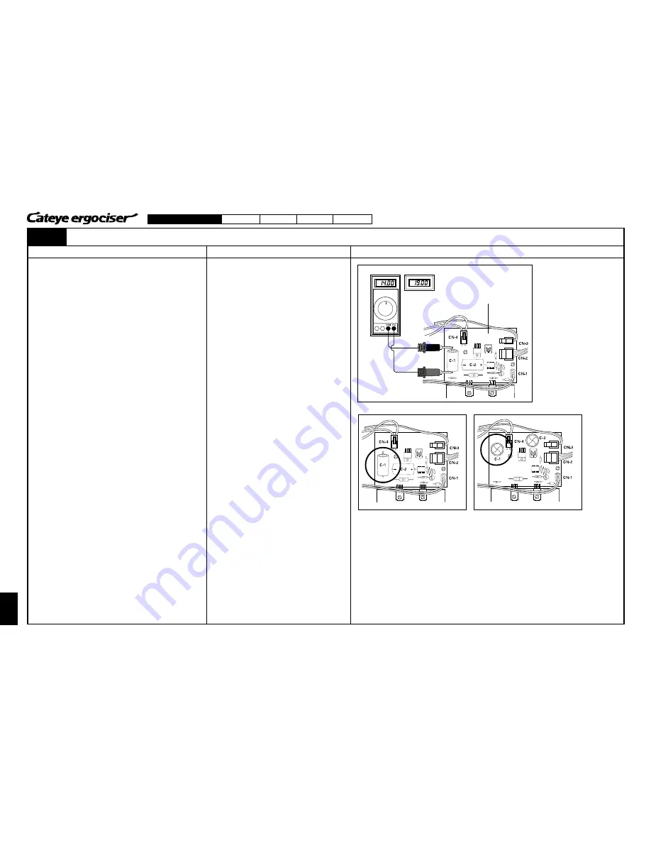 Cateye Ergociser EC-1200 Service Manual Download Page 14