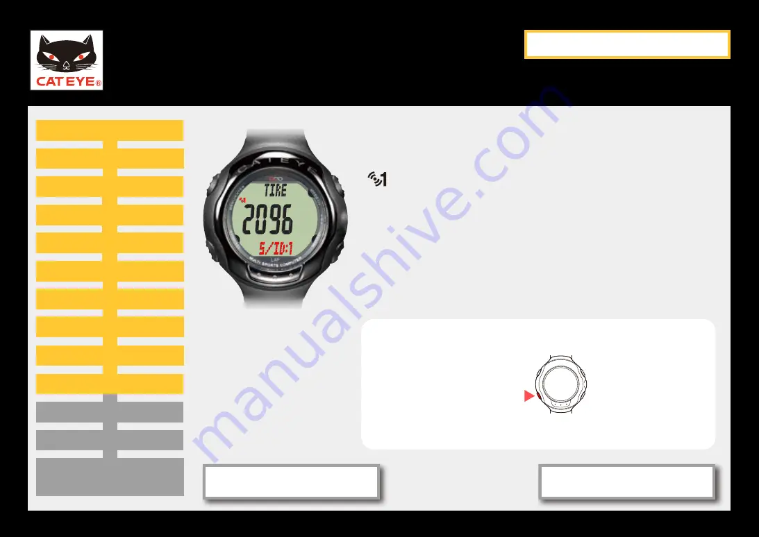 Cateye MSC-CY200 Quick Start Manual Download Page 18