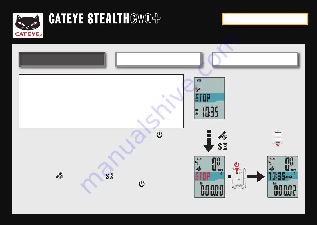 Cateye Stealth EVO+ CC-GL51 Quick Start Manual Download Page 42