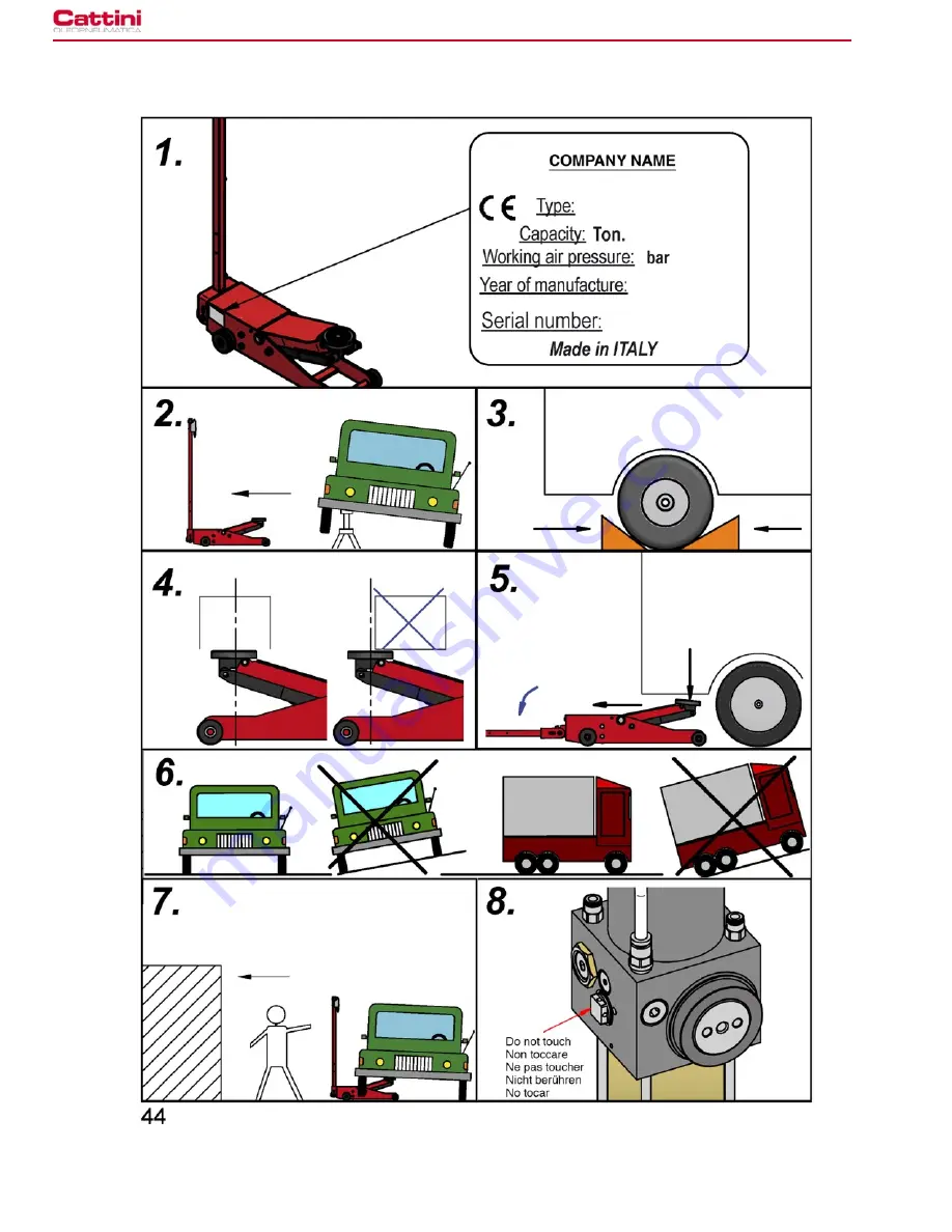 Cattini YAK 108/C Operating And Maintenance Manual Download Page 38