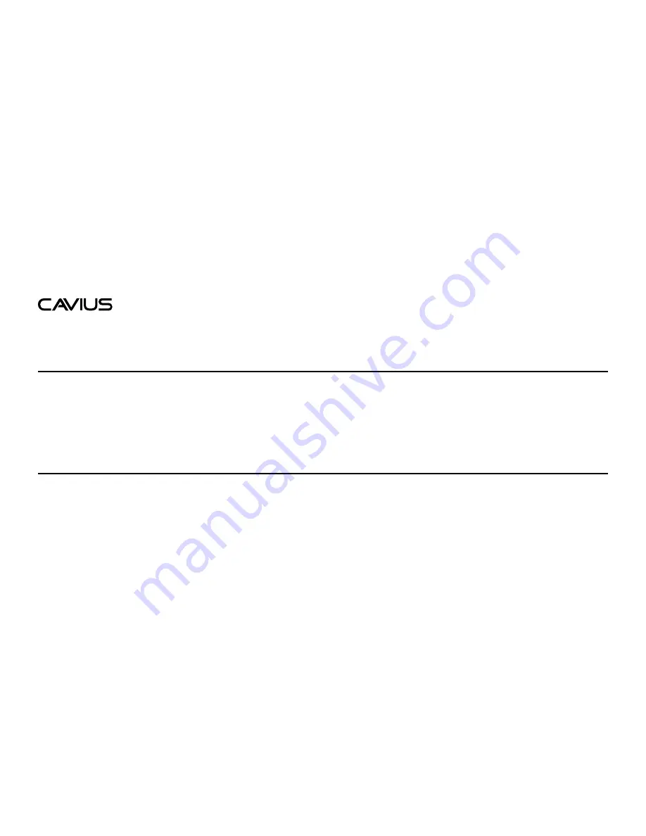 Cavius 2104-001 User Manual Download Page 33