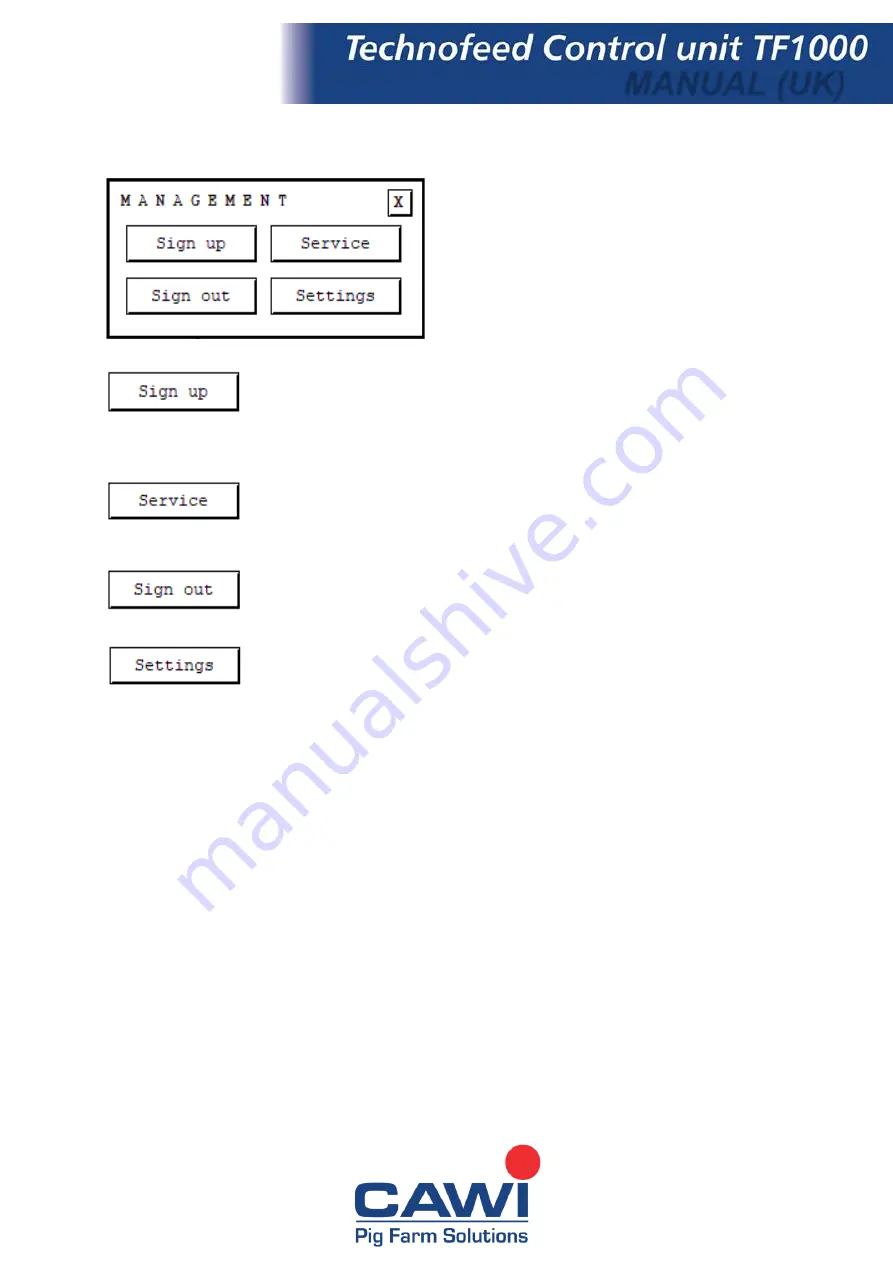 CaWi TF1000 Manual Download Page 17