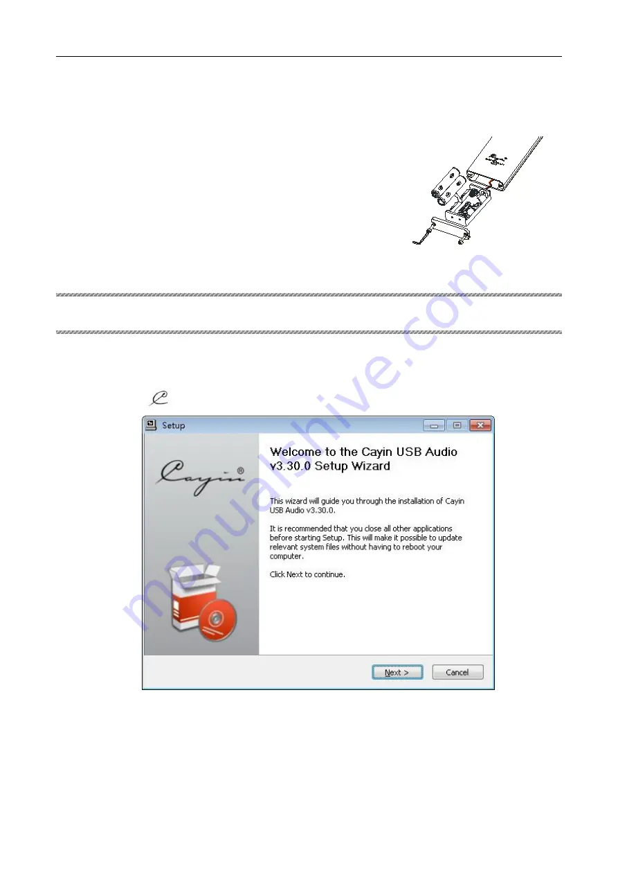 Cayin CS-100CD Quick Start Manual Download Page 6