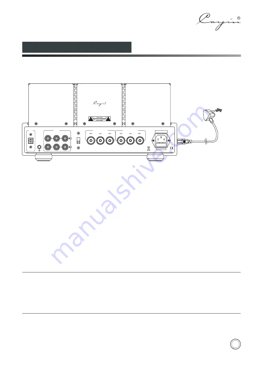 Cayin CS-55A Скачать руководство пользователя страница 7
