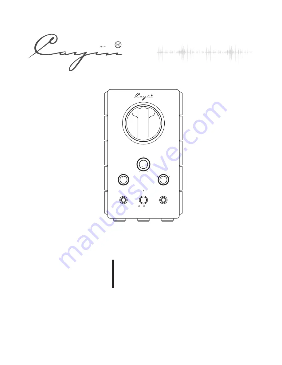 Cayin HA-1A MK2 Скачать руководство пользователя страница 1