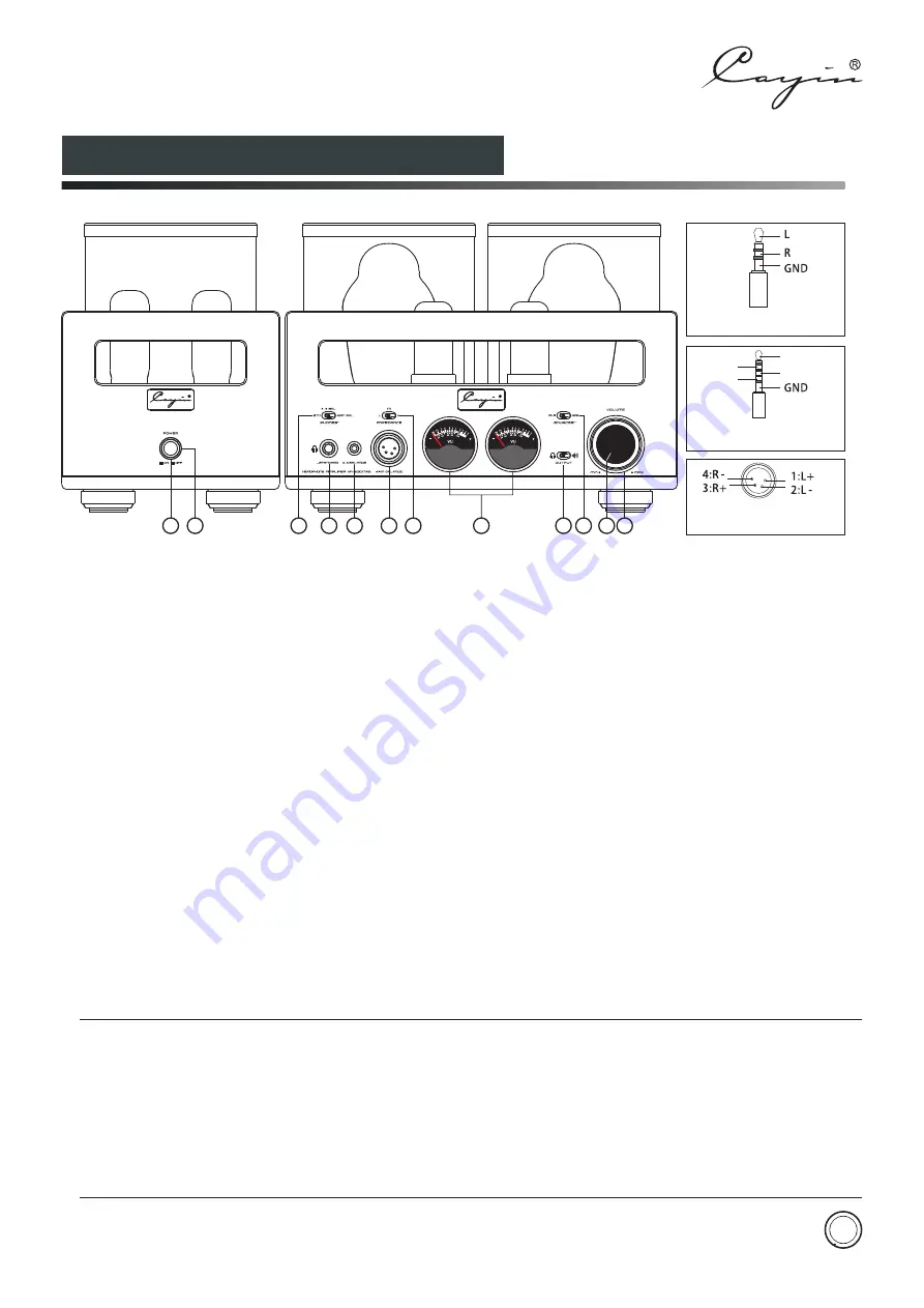Cayin HA-300 MK2 Скачать руководство пользователя страница 7