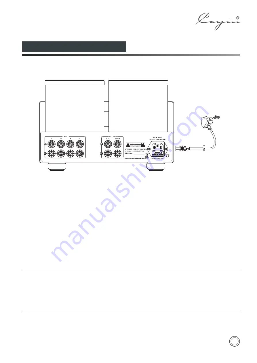 Cayin SC-6LS MK2 User Manual Download Page 7