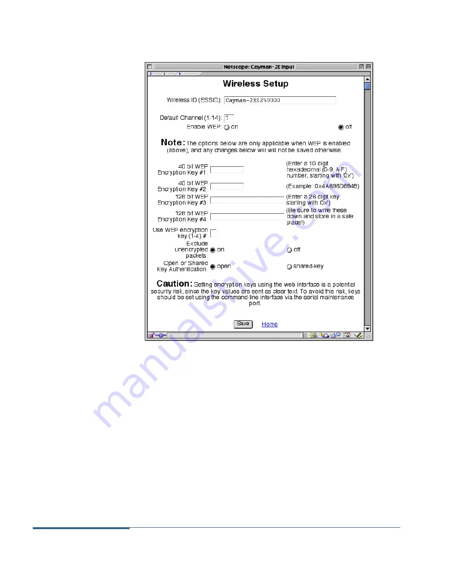 Cayman Systems 2E-W User Manual Download Page 54