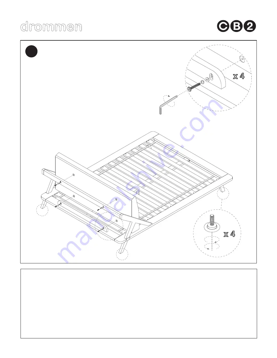 CB2 drommen Assembly Instructions Manual Download Page 8