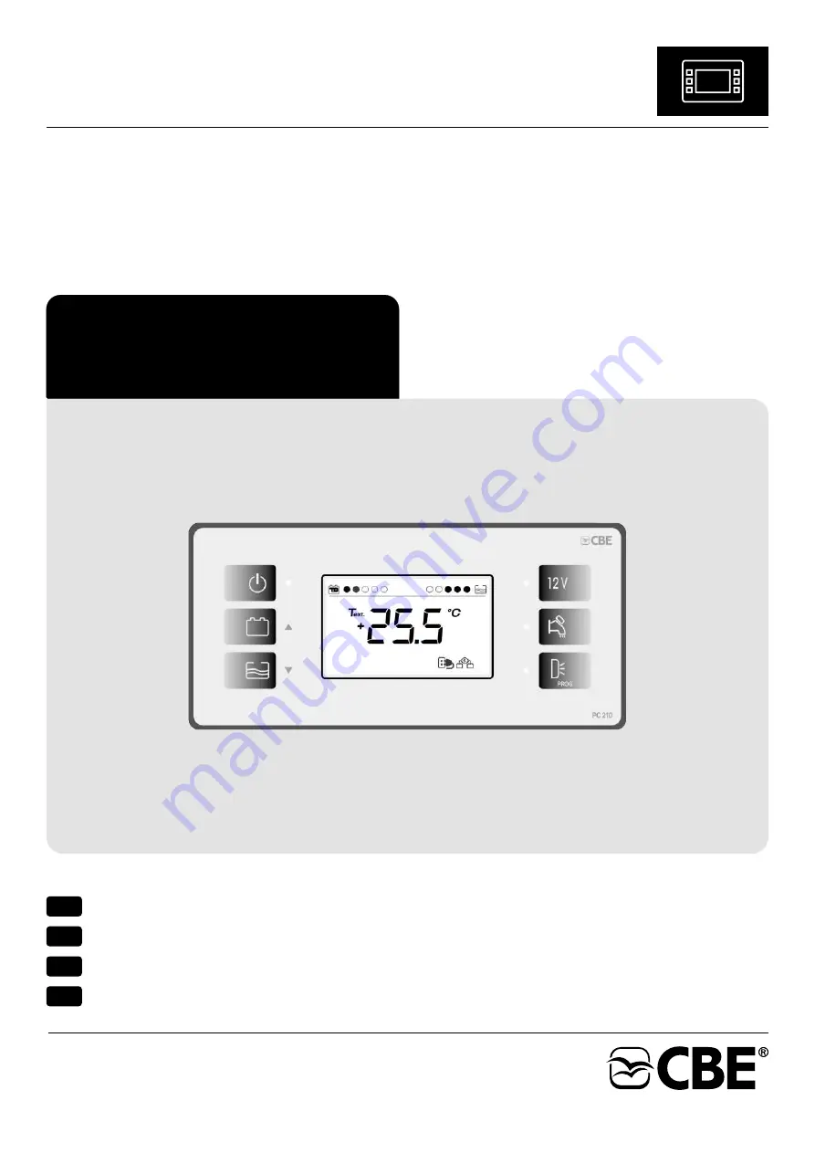 CBE PC210-ST User Manual Download Page 1