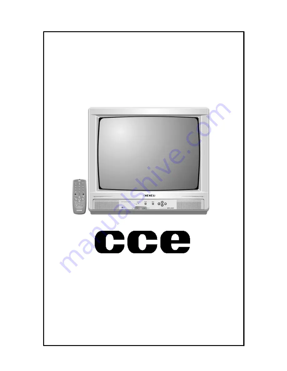 CCE HPS-1407 Service Manual Download Page 1