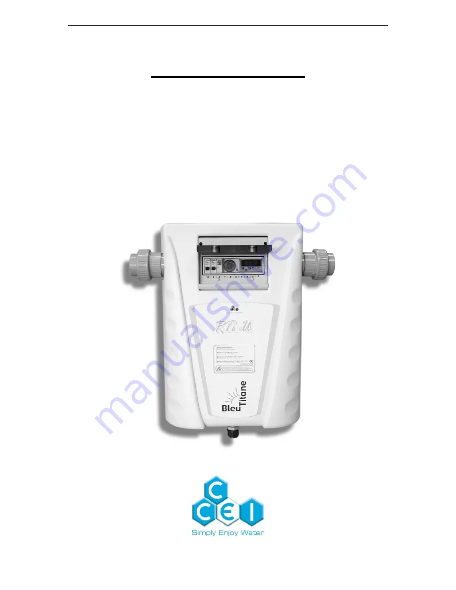 ccei BLEU TITANE RTi-U 12 kW Installation Manual Download Page 9