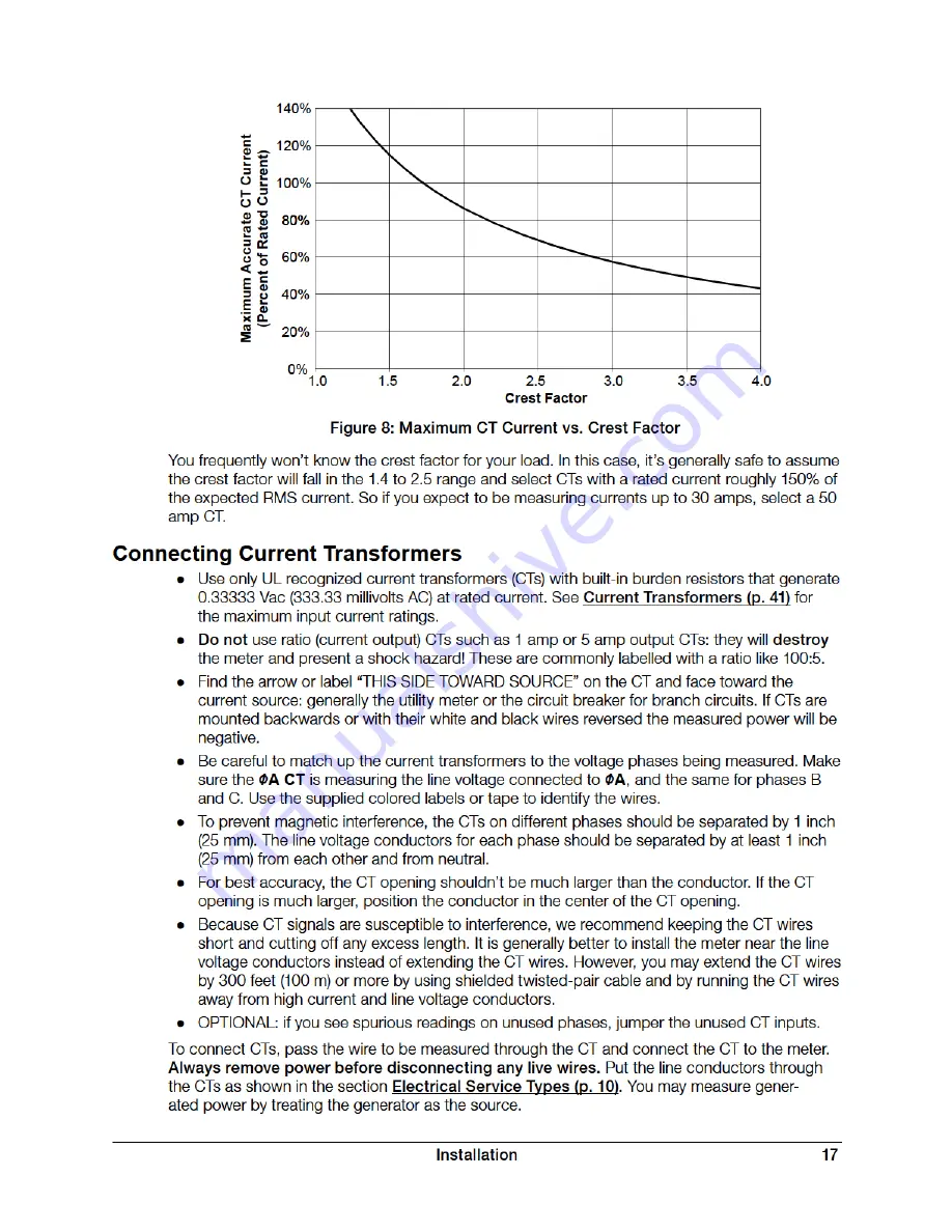 CCS WattNode Plus WNC-3D-240-FT10 Installation And Operation Manual Download Page 17