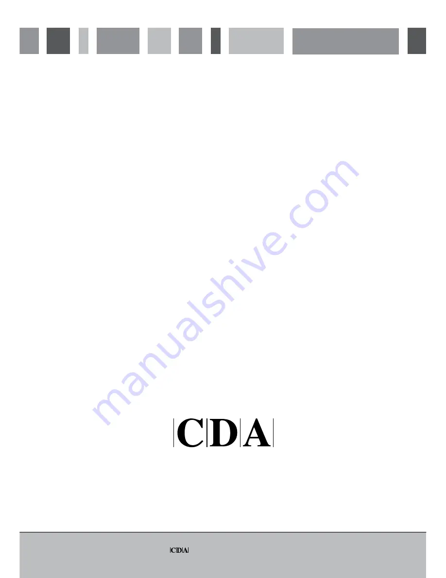 CDA 3C9 Extractor Manual For Installation, Use And Maintenance Download Page 16