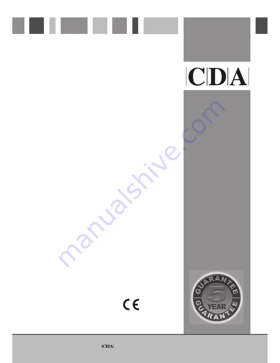 CDA 6Q5 Series Скачать руководство пользователя страница 1