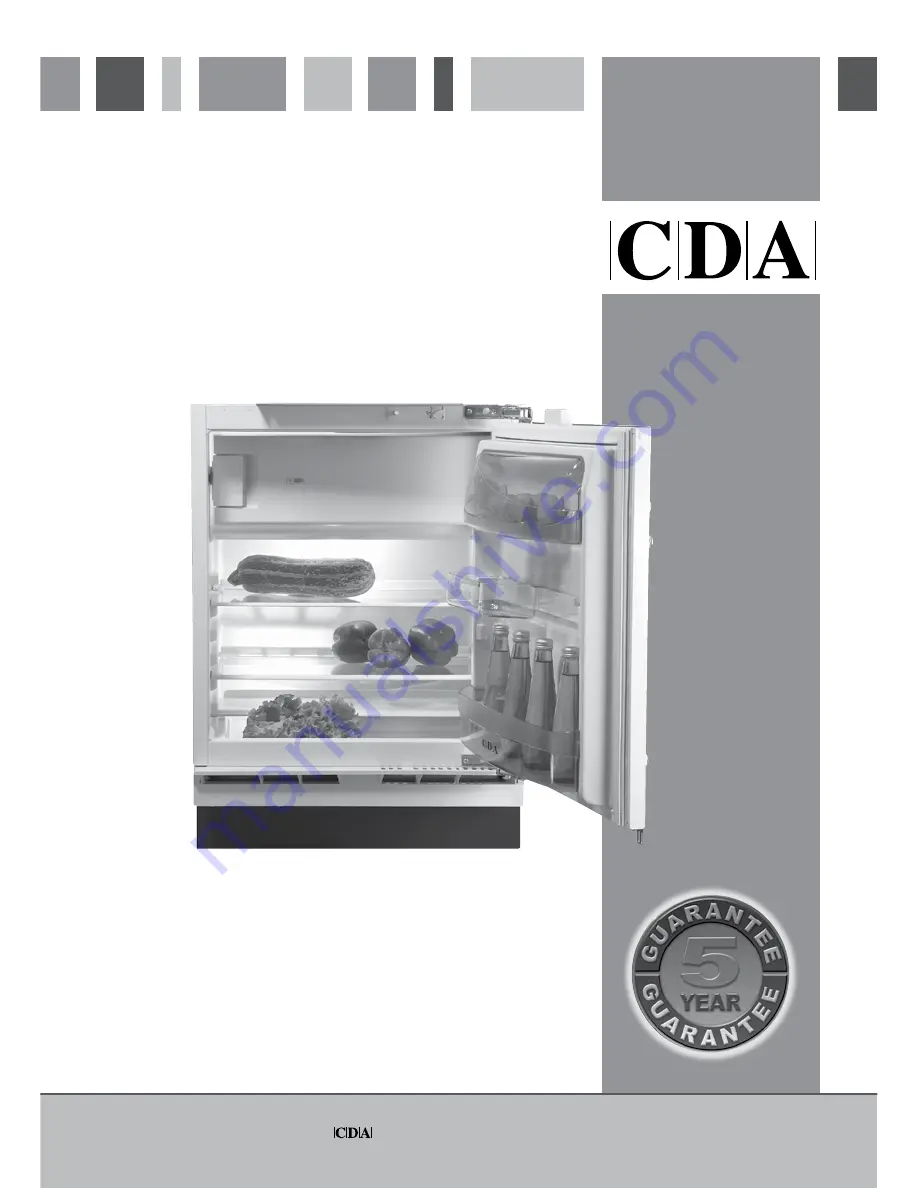 CDA FW350 Manual For Installation, Use And Maintenance Download Page 1