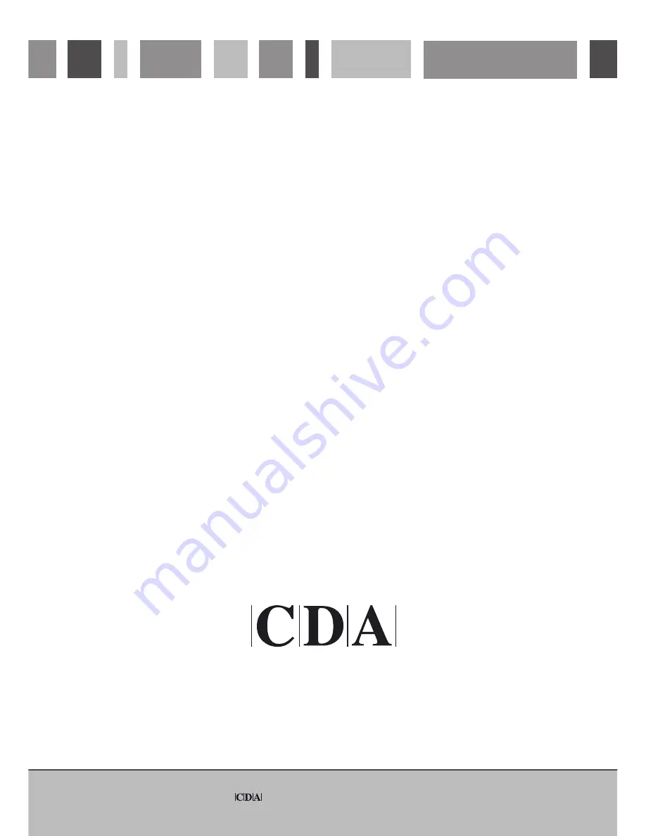 CDA FW350 Manual For Installation, Use And Maintenance Download Page 28