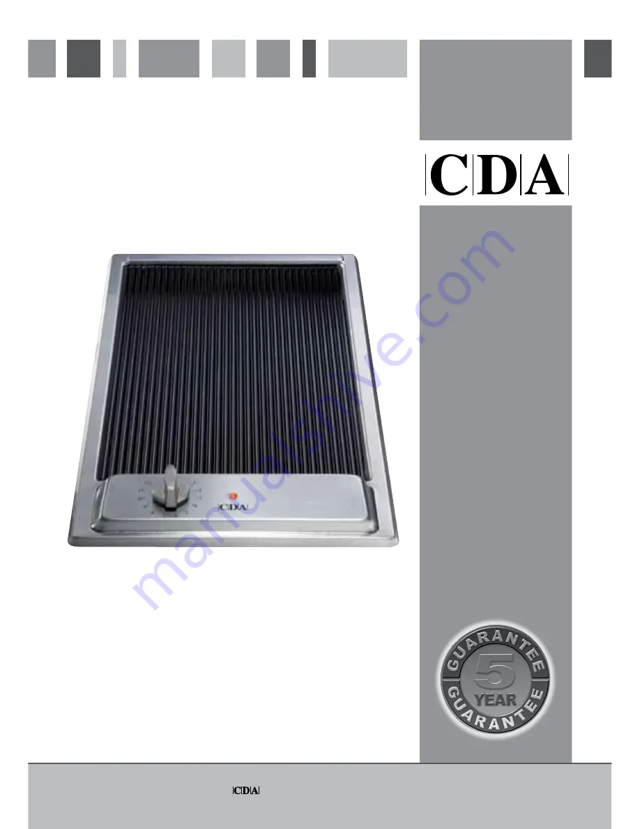 CDA HCC310 Manual For Installation, Use And Maintenance Download Page 1