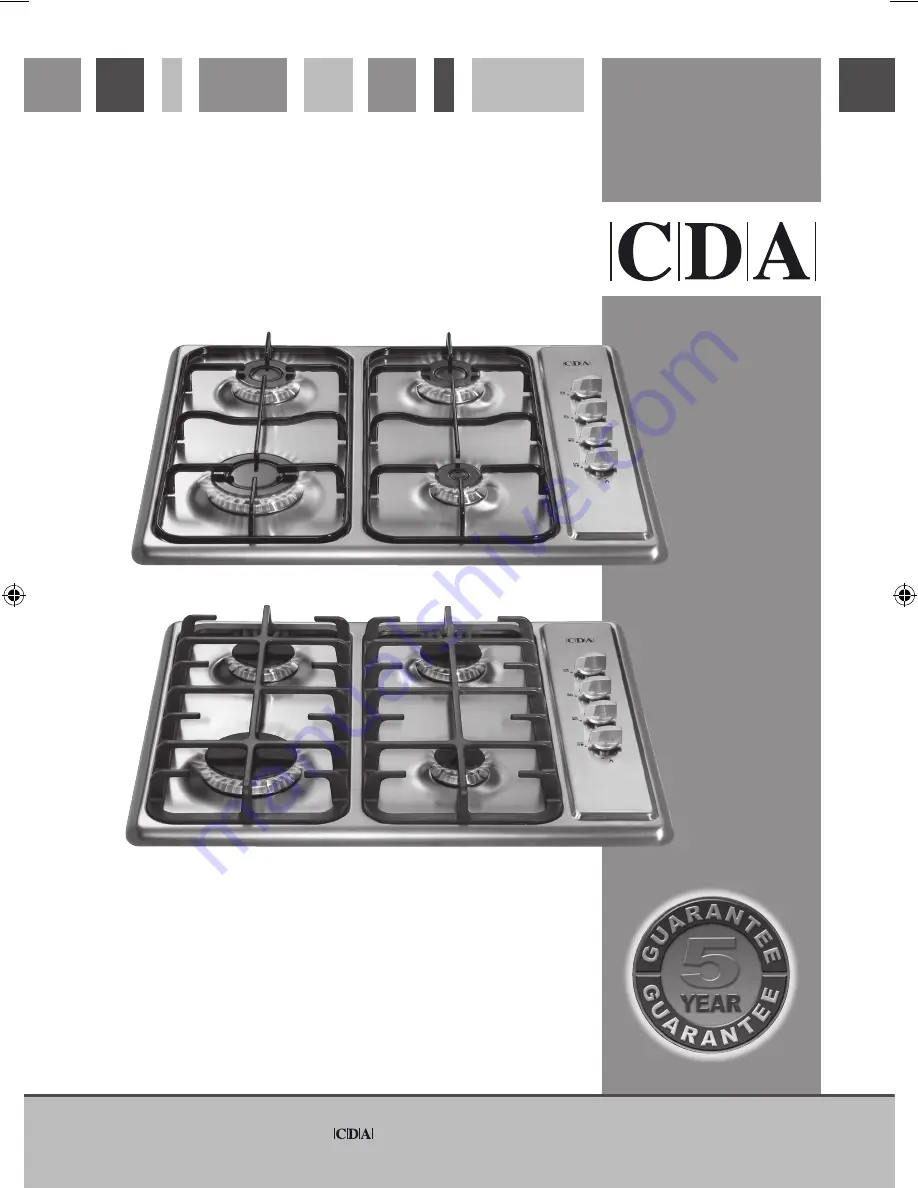 CDA HCG501 Manual For Installation, Use And Maintenance Download Page 1