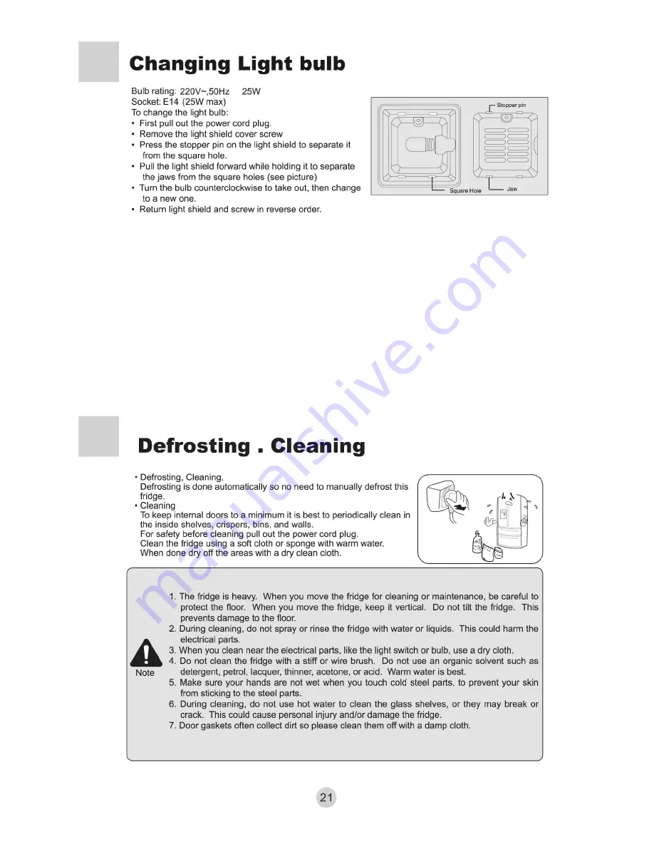 CDA PC86 Manual For Installation, Use And Maintenance Download Page 24