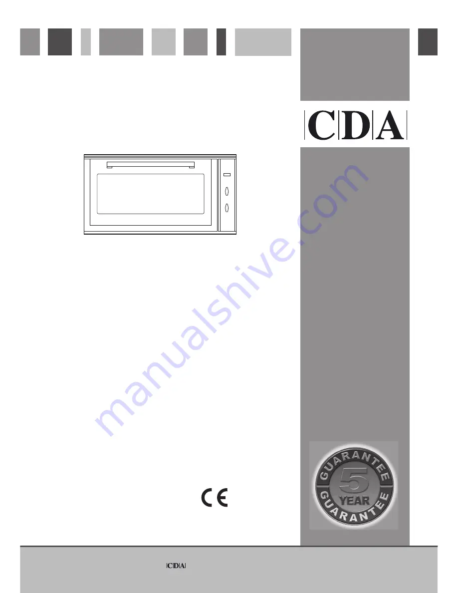 CDA SV 980 Скачать руководство пользователя страница 1