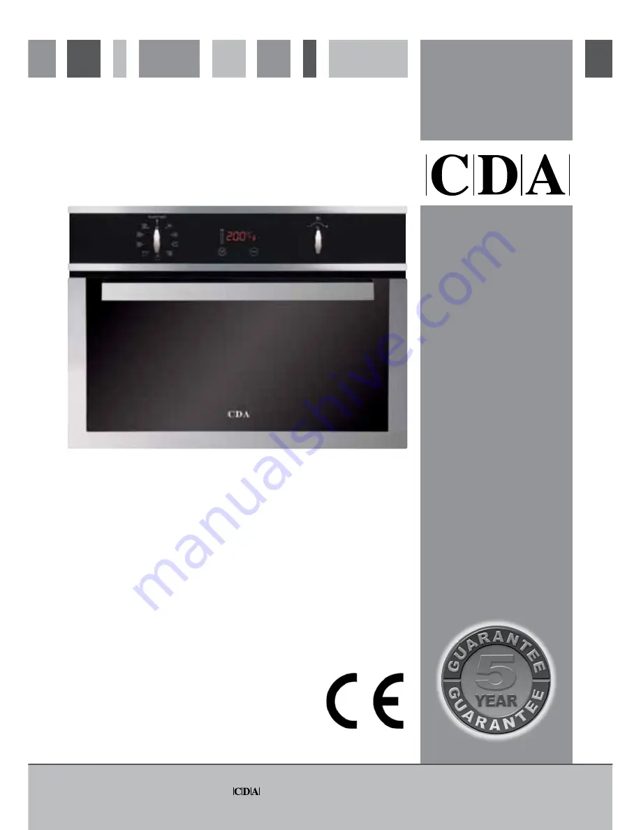 CDA SV430 Manual For Installation, Use And Maintenance Download Page 1