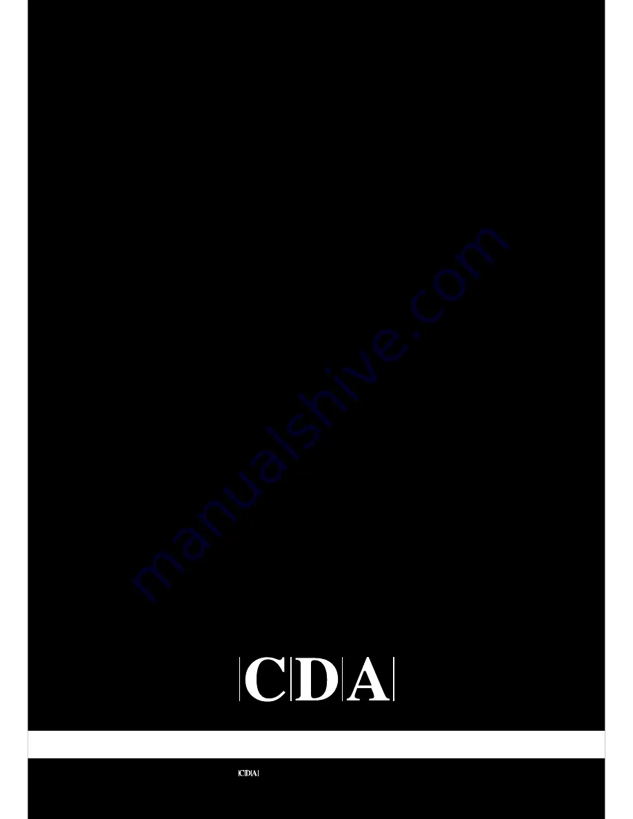 CDA vw150 Manual For Installation, Use And Maintenance Download Page 16