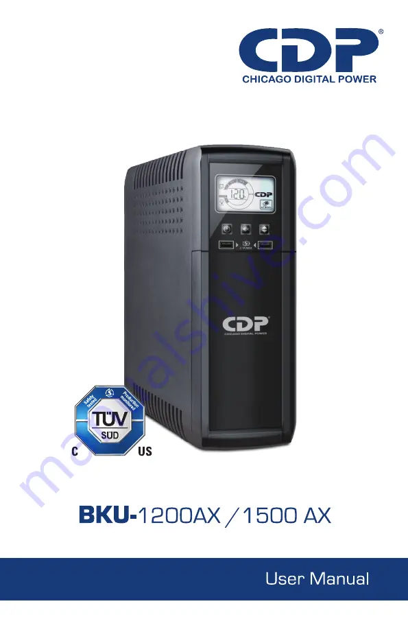 CDP BA-PC 1200AX Скачать руководство пользователя страница 1