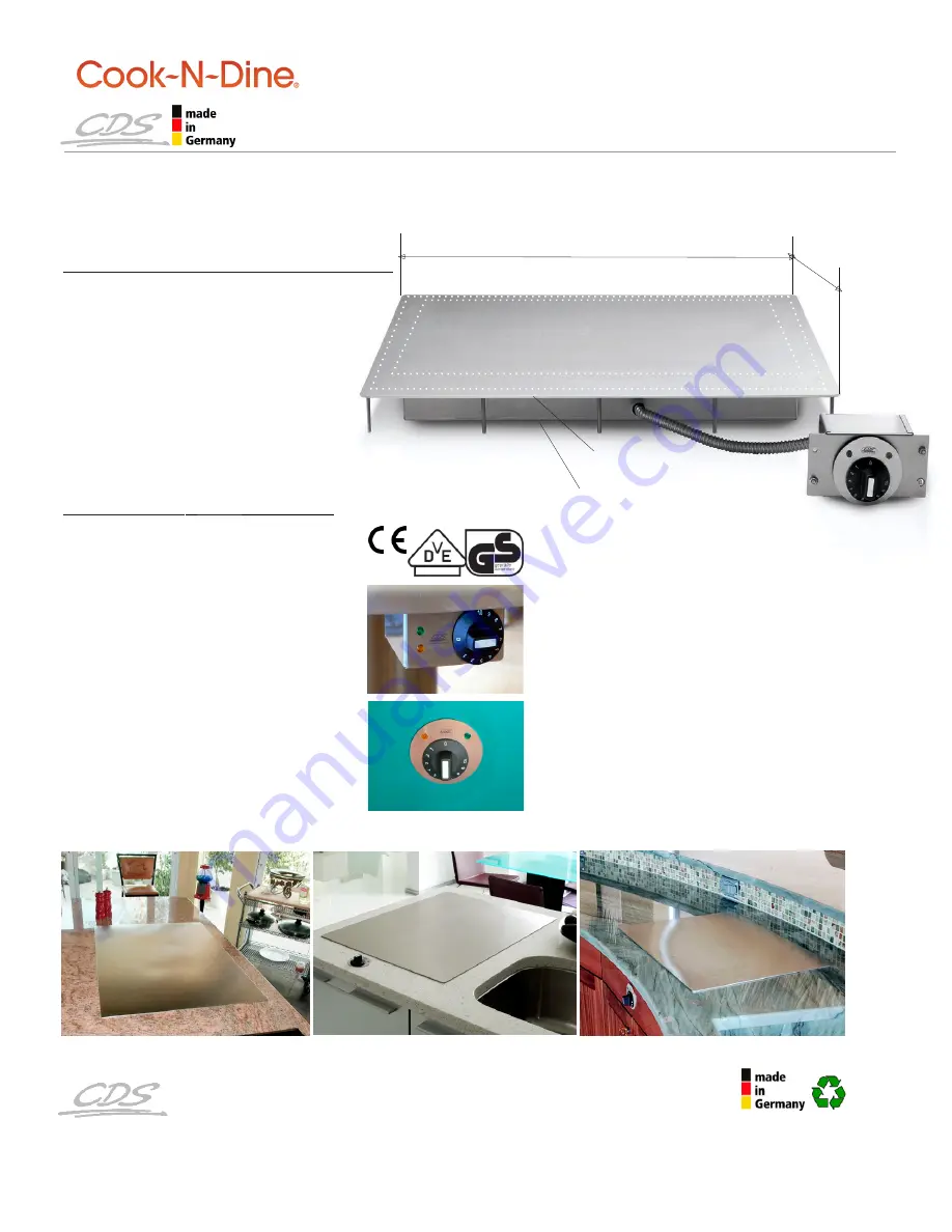 CDS Cook -N-Dine MO-61 Скачать руководство пользователя страница 1