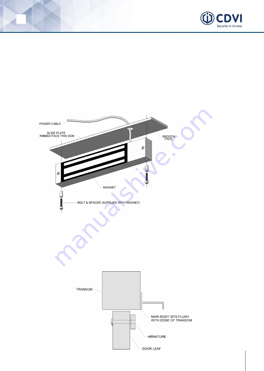 CDVI 300-LADJ Instructions For Use Manual Download Page 3